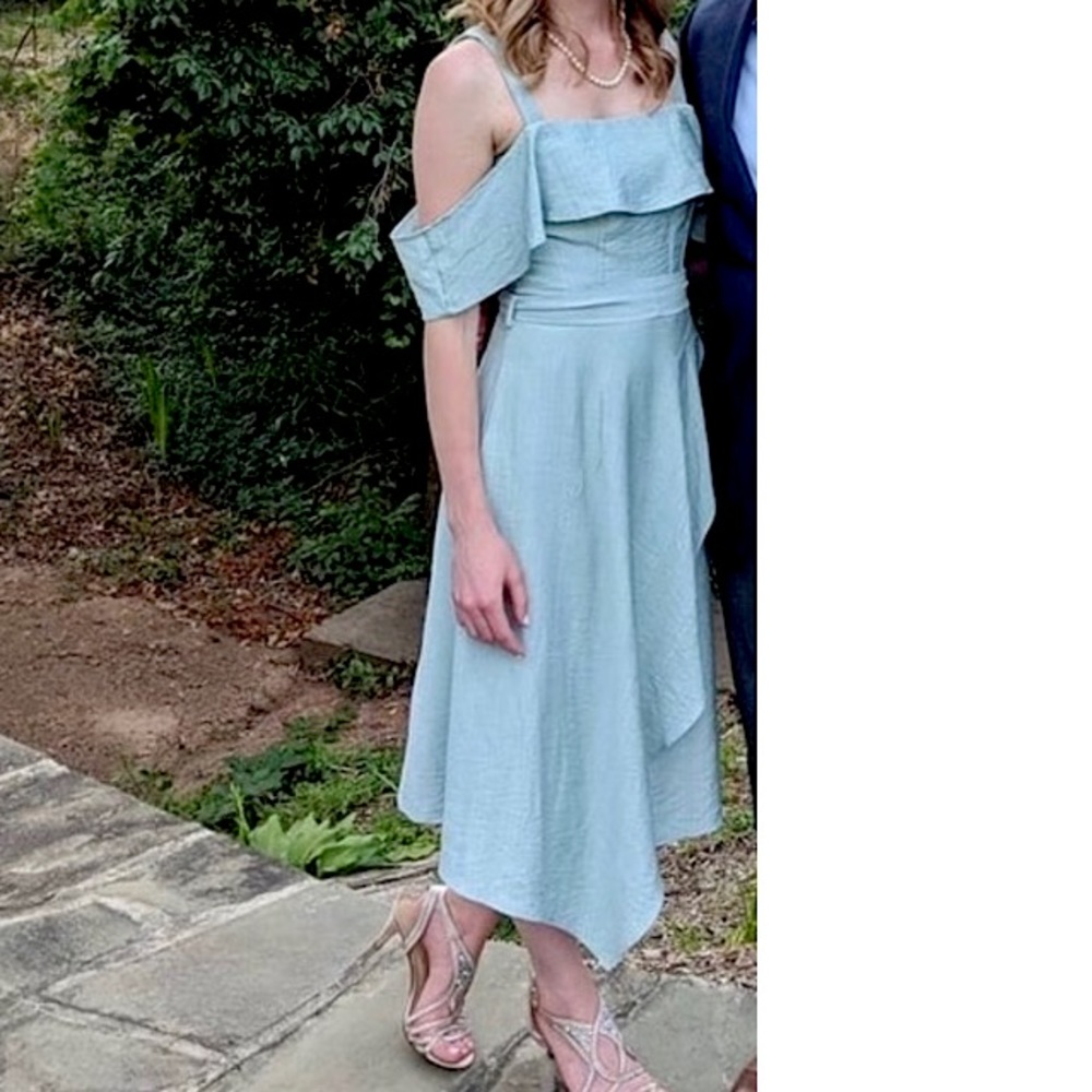 Selfie Leslie Asymmetrical Midi Dress